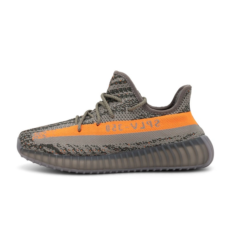 Boost-Sneakers für Erwachsene: Grau-Orange! Dein Workout-Traum wird wahr. Premium-Trainer, 350V-Style. Mach dich bereit, zu glänzen!